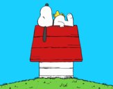 Snoopy durmiendo