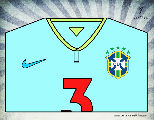 Camiseta del mundial de fútbol 2014 de Brasil