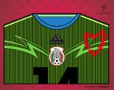 Camiseta del mundial de fútbol 2014 de México