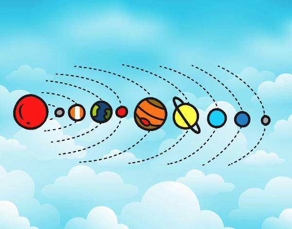 Dibujo de Sistema solar pintado por en Dibujos.net el día 03-05-23
