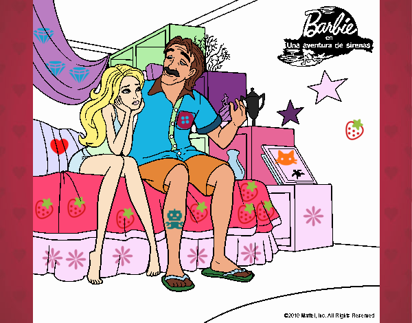 Barbie con su padre