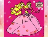 Barbie y su amiga súper felices