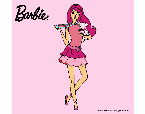 Barbie y su mascota