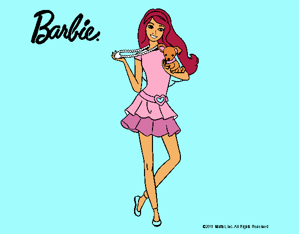 Barbie y su mascota