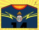 Camiseta del mundial de fútbol 2014 de México