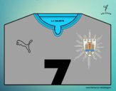 Camiseta del mundial de fútbol 2014 de Uruguay