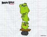 Cerdos verdes de Angry Birds