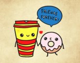 Café y donut