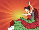 Mujer flamenca