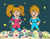 Niños astronautas