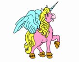 Unicornio con alas