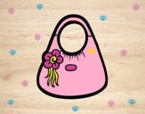 Bolso con flor