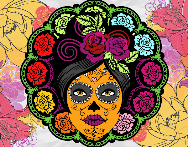 Calavera mejicana femenina