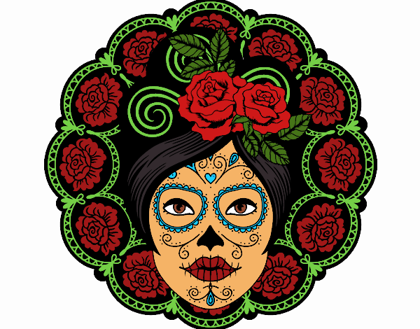 Calavera mejicana femenina