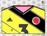 Camiseta del mundial de fútbol 2014 de Colombia