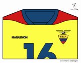 Camiseta del mundial de fútbol 2014 de Ecuador