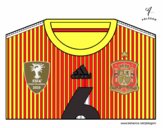 Camiseta del mundial de fútbol 2014 de España