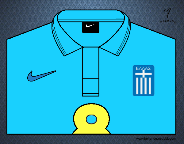 Camiseta del mundial de fútbol 2014 de Grecia