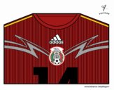 Camiseta del mundial de fútbol 2014 de México