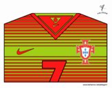 Camiseta del mundial de fútbol 2014 de Portugal