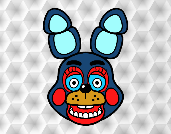 Cara de Toy Bonnie de Five Nights at Freddy's