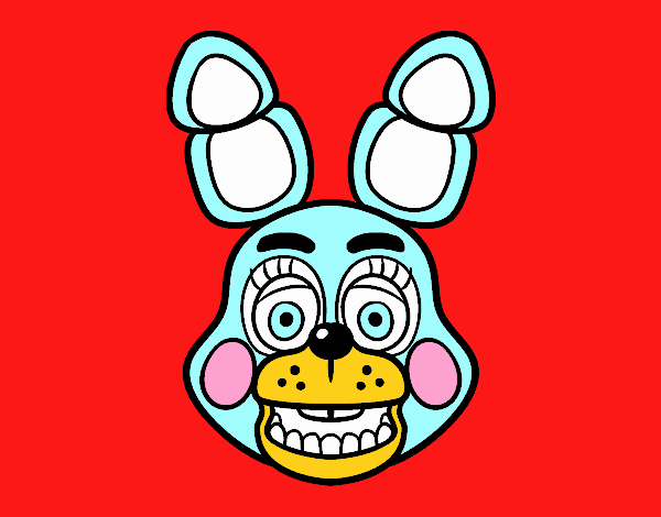 Cara de Toy Bonnie de Five Nights at Freddy's