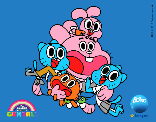 Gumball y amigos contentos