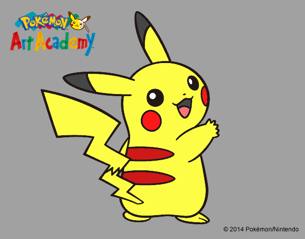 Pikachu de espaldas