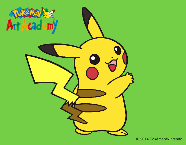 Pikachu de espaldas