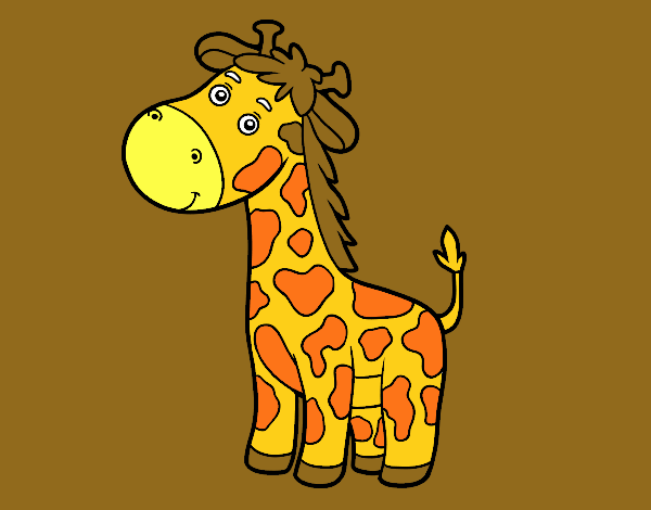 Una jirafa
