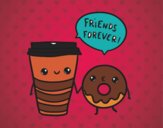 Café y donut