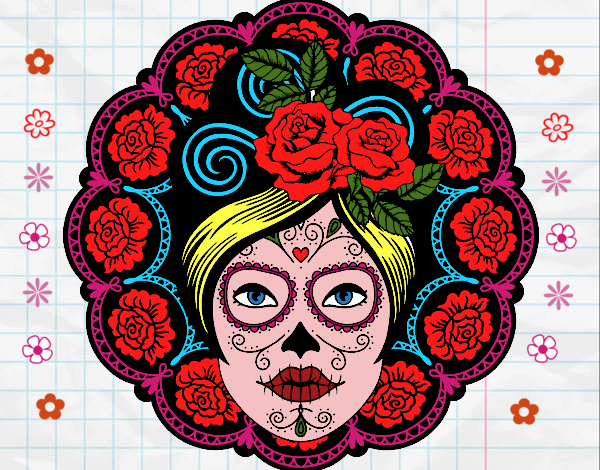 Calavera mejicana femenina