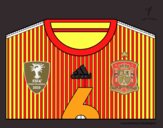 Camiseta del mundial de fútbol 2014 de España