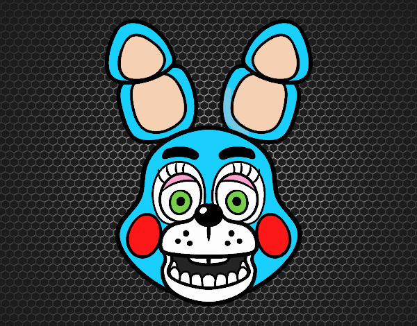 Cara de Toy Bonnie de Five Nights at Freddy's