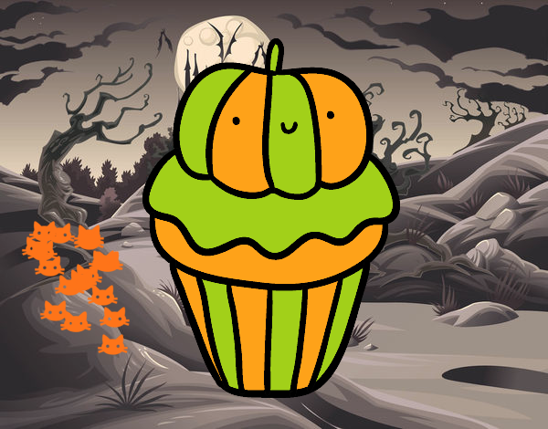 Halloween cupcake