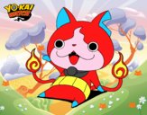 Jibanyan saludando