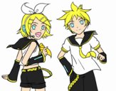 Rin y Len Kagamine Vocaloid