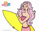 Barbie va a surfear