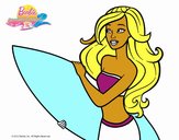 Barbie va a surfear