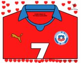 Camiseta del mundial de fútbol 2014 de Chile