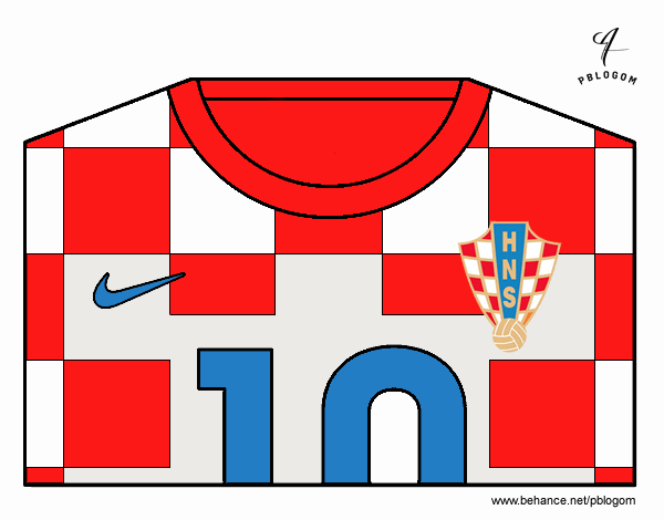 Camiseta del mundial de fútbol 2014 de Croacia