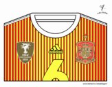 Camiseta del mundial de fútbol 2014 de España