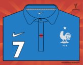 Camiseta del mundial de fútbol 2014 de Francia