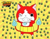 Jibanyan guiñando el ojo