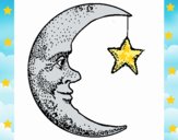 Luna y estrella