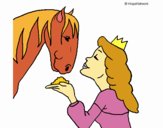 Princesa y caballo