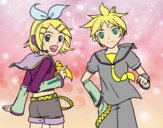 Rin y Len Kagamine Vocaloid