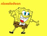 Bob Esponja saludando