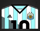 Camiseta del mundial de fútbol 2014 de Argentina