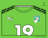 Camiseta del mundial de fútbol 2014 de Costa de Marfil